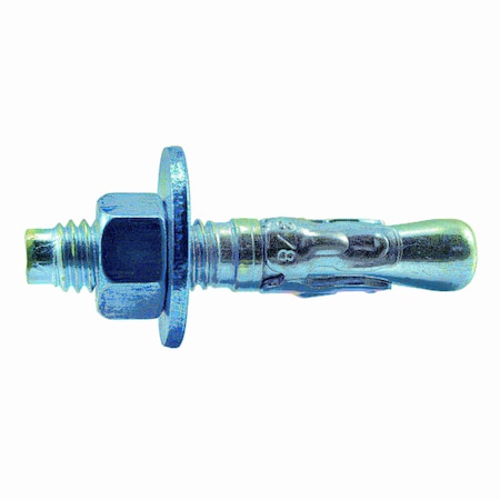 Torquemaster Torquemaster Wedge Anchor, 2-1/4" L, Steel Blue Ruspert, 50 PK 51796